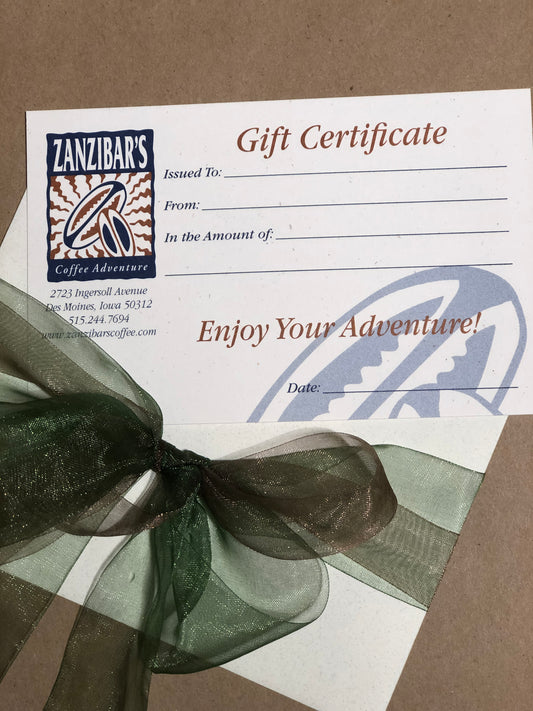 Gift Certificates
