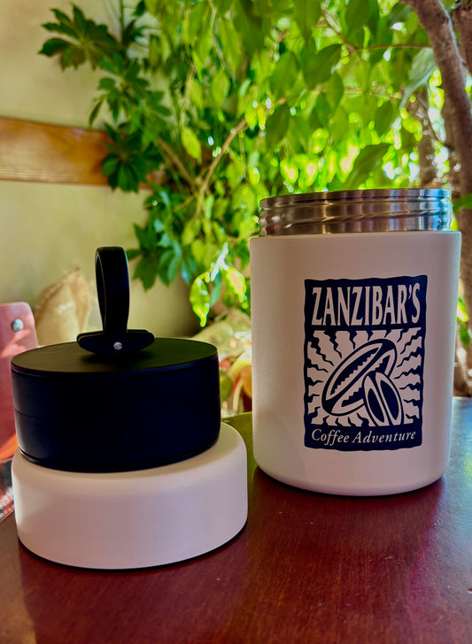 Zanzibar's Logo Coffee Canister